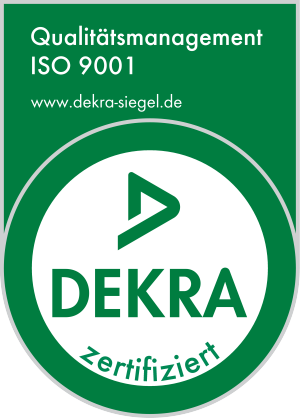 Dekra ISO 9001 Siegel
